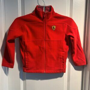 Kids Ferrari Zip Up Sweater